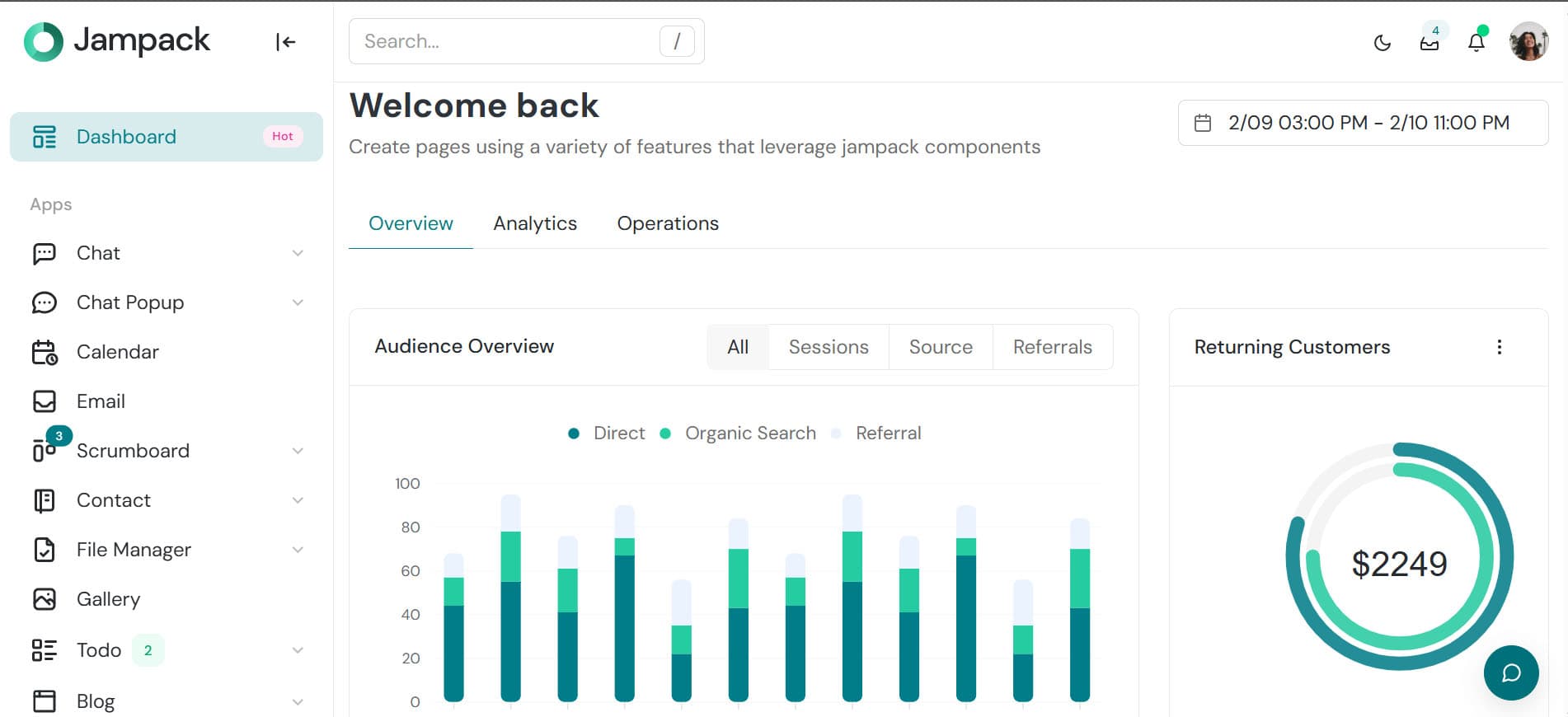 Dashboards & operations tooling